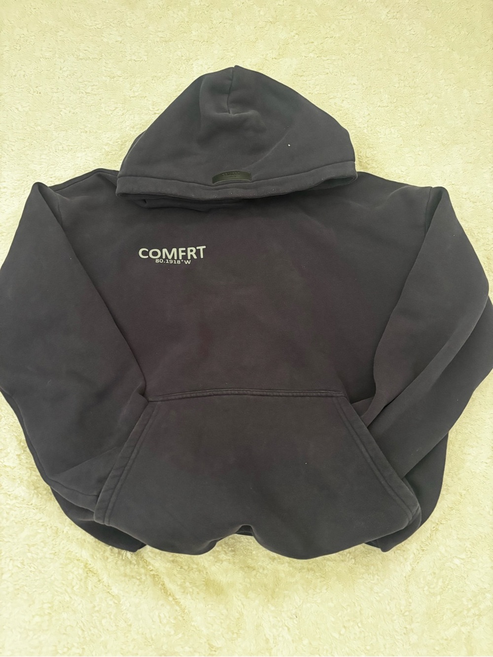 COMFRT Black Pullover Hoodie